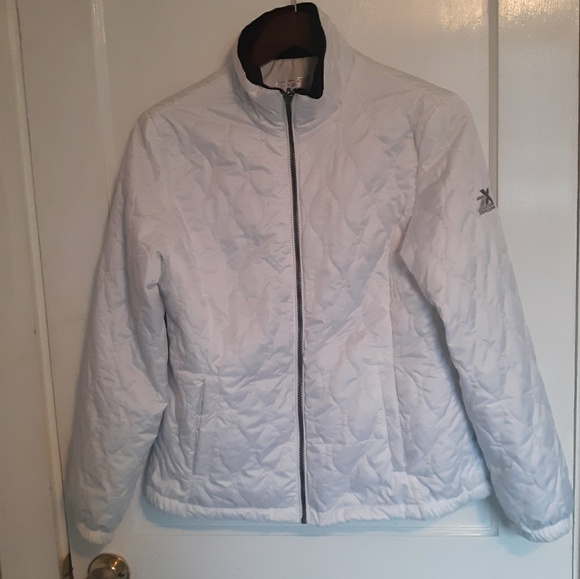 White ZeroXposur winter puffer jacket - Picture 1 of 7